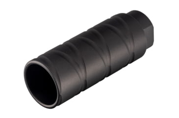 Image of TRYBE Defense AR-15 5.56x45 NATO Flash Can Muzzle Device, 1/2x28, Spiral Flute, Black Anodized, SF556FC