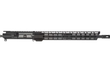 Image of TRYBE Defense AR-15 5.56x45mm NATO 16in Complete Upper Receiver, Government, Carbine Length, 1-7 Twist, 1/2x28, A2, Black, UPPER16556-CG
