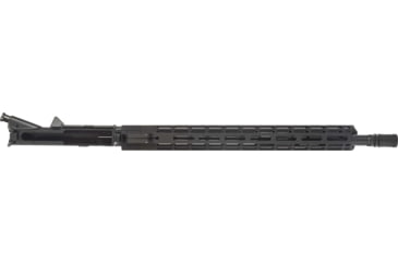 Image of TRYBE Defense AR-15 5.56x45mm NATO 16in Complete Upper Receiver, Government, Mid Length, 1-7 Twist, 1/2x28, A2, Black, UPPER16556-MLG