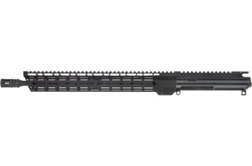 Image of TRYBE Defense AR-15 5.56x45mm NATO 16in Complete Upper Receiver, Pencil, Carbine Length, 1-7 Twist, 1/2x28, A2, Black, UPPER16556-PEN