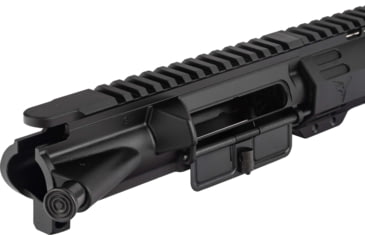 Image of TRYBE Defense AR-15 5.56x45mm NATO 16in Complete Upper Receiver, Pencil, Mid Length,1-7 Twist, 1/2x28, A2, Black, UPPER16556-MLP