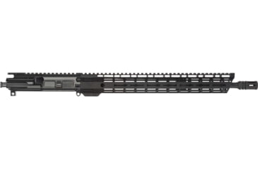 Image of TRYBE Defense AR-15 5.56x45mm NATO 16in Complete Upper Receiver, Pencil, Mid Length,1-7 Twist, 1/2x28, A2, Black, UPPER16556-MLP