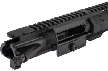 Image of TRYBE Defense AR-15 9mm Luger 16in Complete Upper Receiver, 1-10 Twist, 1/2x28, A2, Black, UPPER169MM-28
