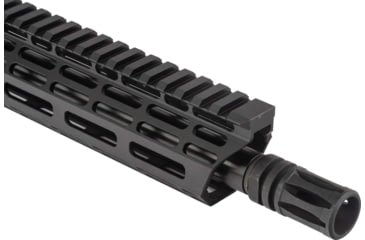 Image of TRYBE Defense AR-15 9mm Luger 16in Complete Upper Receiver, 1-10 Twist, 1/2x28, A2, Black, UPPER169MM-28