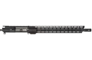 Image of TRYBE Defense AR-15 9mm Luger 16in Complete Upper Receiver, 1-10 Twist, 1/2x28, A2, Black, UPPER169MM-28