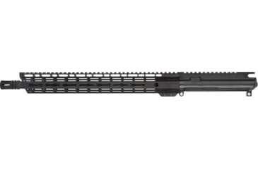 Image of TRYBE Defense AR-15 9mm Luger 16in Complete Upper Receiver, 1-10 Twist, 1/2x28, A2, Black, UPPER169MM-28