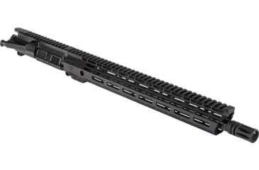 Image of TRYBE Defense AR-15 9mm Luger 16in Complete Upper Receiver, 1-10 Twist, 1/2x28, A2, Black, UPPER169MM-28