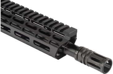 Image of TRYBE Defense AR-15 9mm Luger 16in Complete Upper Receiver, 1-10 Twist, 1/2x36, A2, Black, UPPER169MM-36