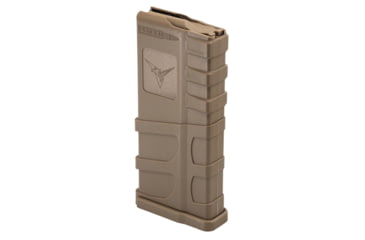 Image of TRYBE Defense AR-15 Extended Grasp 10-Round Magazine, 5.56x45mm NATO, Polymer, Flat Dark Earth, 106568-FDE