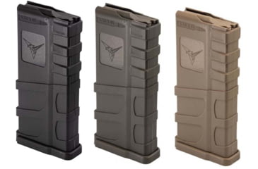 Image of TRYBE Defense AR-15 Extended Grasp 10-Round Magazine, Black, Flat Dark Earth, Olive Drab Green