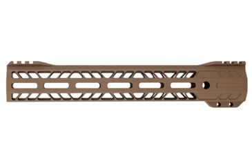 Image of TRYBE Defense AR-15 M-LOK 12in Extra Lightweight Handguard w/ Cut-Away Rail, Flat Dark Earth, 12 Inch, HDG12CR-FDE