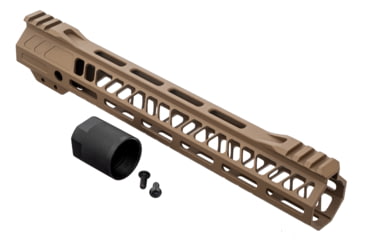 Image of TRYBE Defense AR-15 M-LOK 12in Extra Lightweight Handguard w/ Cut-Away Rail, Flat Dark Earth, 12 Inch, HDG12CR-FDE