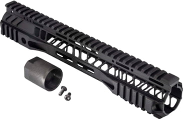 Image of TRYBE Defense AR-15 M-LOK Lightweight Quad Handguard w/ Full Rail, 12in, Black, HDG12QFR-BL