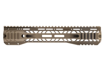 Image of TRYBE Defense AR-15 M-LOK Lightweight Quad Handguard w/ Full Rail, 12in, Flat Dark Earth, HDG12QFR-FDE