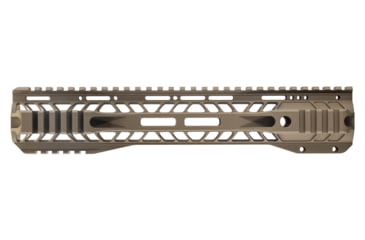 Image of TRYBE Defense AR-15 M-LOK Lightweight Quad Handguard w/ Full Rail, 12in, Flat Dark Earth, HDG12QFR-FDE