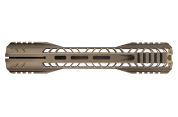 Image of TRYBE Defense AR-15 M-LOK Lightweight Quad Handguard w/ Full Rail, 12in, Flat Dark Earth, HDG12QFR-FDE