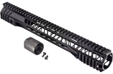 Image of TRYBE Defense AR-15 M-LOK Lightweight Quad Handguard w/ Full Rail, 15in, Black, HDG15QFR-BL