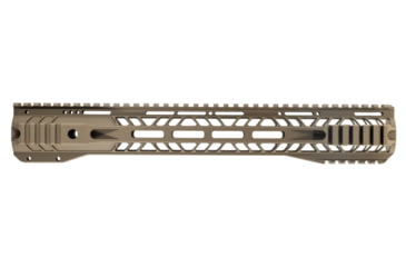Image of TRYBE Defense AR-15 M-LOK Lightweight Quad Handguard w/ Full Rail, 15in, Flat Dark Earth, HDG15QFR-FDE