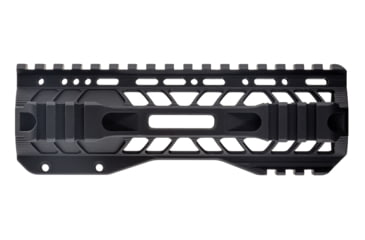 Image of TRYBE Defense AR-15 M-LOK Lightweight Quad Handguard w/ Full Rail, 7in, Black, HDG7QFR-BL