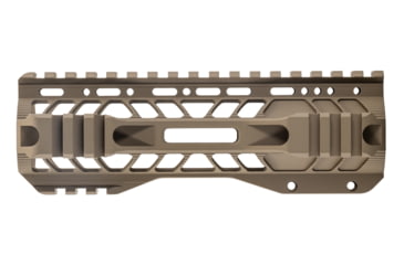 Image of TRYBE Defense AR-15 M-LOK Lightweight Quad Handguard w/ Full Rail, 7in, Flat Dark Earth, HDG7QFR-FDE