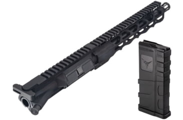 Image of TRYBE Defense AR-15 Pistol Complete Upper Receiver, 5.56, 10.5in, 1-7 Twist, A2 Flash Hider and TRYBE Defense AR-15 Extended Grasp 10-Round Magazine