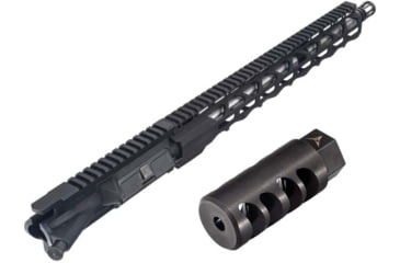 Image of TRYBE Defense Semi-Complete Upper Receiver, AR-15, 16in, M-LOK, .223 Wylde, 5.56x45mm NATO, Black w/ Trybe Defense CIB, SCUPPER16223-KIT1