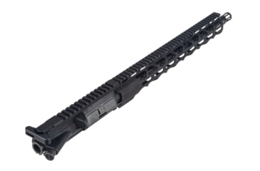 Image of TRYBE Defense Complete Upper Receiver, AR-15, 5.56x45mm NATO, 16in 5R Barrel, 1-7 Twist, 15in M-LOK Rail, A2 Flash Hider, BCG and CH, Nitride Black, UPPER16556