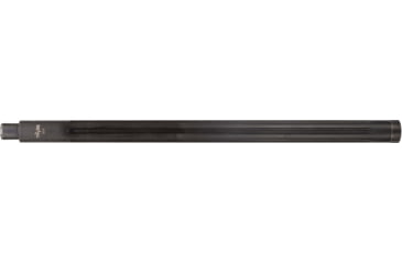 Image of TRYBE Defense Bull Barrel, Ruger 10/22, .22 Long Rifle, 16 in, Heavy Straight Fluted Profile, 1-16 Twist, 1/2x28 Threads, Nitride, Black, Black, 12B216N16FHQ-T