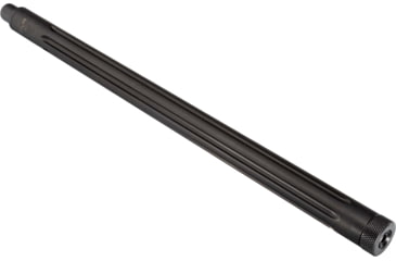 Image of TRYBE Defense Bull Barrel, Ruger 10/22, .22 Long Rifle, 16 in, Heavy Straight Fluted Profile, 1-16 Twist, 1/2x28 Threads, Nitride, Black, Black, 12B216N16FHQ-T