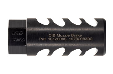 Image of TRYBE Defense Cowl Induction Muzzle Brake, 6mm/6.5mm Creedmoor, 5/8x24, Black, TRBCIB6.58x24