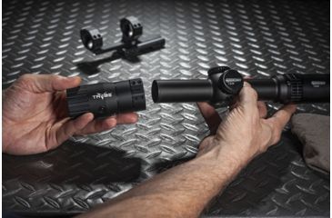 Image of DEMO, TRYBE Optics Enhancer Scope Magnification Doubler, 2x40mm, 30 mm/1 inch Tube Mount, Black, ENHRS30