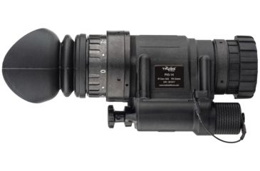 Image of TRYBE Optics PVS-14 Night Vision Monocular, GEN 3, White Phosphor, Filmless Tube, 64-72 lp/mm, Regular, Charcoal, TRYBEPVS14W-L3