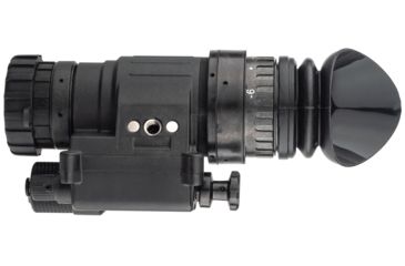 Image of TRYBE Optics PVS-14 Night Vision Monocular, GEN 3, White Phosphor, Filmless Tube, 64-72 lp/mm, Regular, Charcoal, TRYBEPVS14W-L3