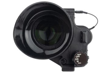 Image of TRYBE Optics PVS-14 Night Vision Monocular, GEN 3, White Phosphor, Filmless Tube, 64-72 lp/mm, Regular, Charcoal, TRYBEPVS14W-L3