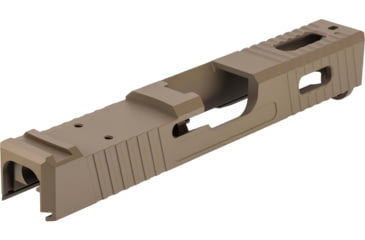 Image of TRYBE Defense Glock 19 Pistol Slide, Glock 19, Gen 3, Venom Cut, FDE Cerakote, SLDG19G3VNM-FDE