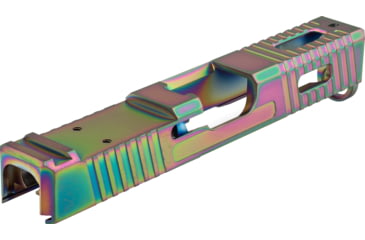 Image of TRYBE Defense Glock 19 Pistol Slide - Version 1, Gen 4, Viper Cut, Chameleon, SLDG19G4VPR-CML