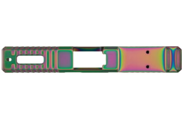 Image of TRYBE Defense Glock 19 Pistol Slide - Version 1, Gen 4, Viper Cut, Chameleon, SLDG19G4VPR-CML