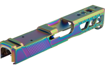 Image of TRYBE Defense Glock 19 Pistol Slide - Version 2, Gen 5, Viper Cut, Chameleon, SLDG19G5VPRV2-CML