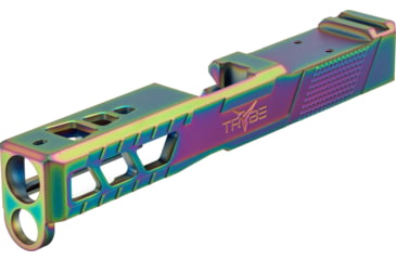 Image of TRYBE Defense Glock 19 Pistol Slide - Version 2, Gen 5, Viper Cut, Chameleon, SLDG19G5VPRV2-CML