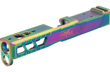Image of TRYBE Defense Glock 19 Pistol Slide - Version 2, Gen 5, Viper Cut, Chameleon, SLDG19G5VPRV2-CML