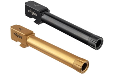 Image of TRYBE Defense Glock 20 Match Grade Threaded Pistol Barrel, Black, Gold, Titanium