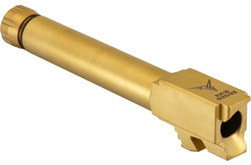 Image of TRYBE Defense Glock 23/32 9mm Threaded Conversion Pistol Barrel, 3.25 inch, 1-10 Twist, Gold TiN, Version 2, TPBCONVG23-32-TIN-V2