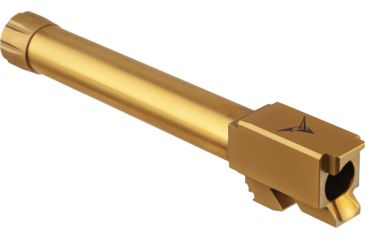 Image of TRYBE Defense Grade Threaded Pistol Barrel, 9/16 x 24 Thread, Glock 22 .40 S&amp;W, Gold TIN, TPBG2240-TIN