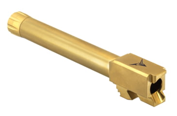 Image of TRYBE Defense Grade Threaded Pistol Barrel, Glock 17, 1/2 x 28 Thread, Gold TIN, TPBG17-TIN