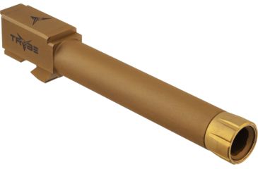 Image of TRYBE Defense Grade Threaded Pistol Barrel, Glock 21, .578x28 Thread, Gold TIN, TPBG21-TIN