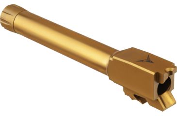 Image of TRYBE Defense Grade Threaded Pistol Barrel, S&amp;W M&amp;P 9mm 4.25in 2.0, 1/2 x 28 Thread, Gold TIN, TPBSWMP425-TIN