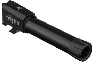 Image of TRYBE Defense Grade Threaded Pistol Barrel, S&amp;W M&amp;P Shield, 1/2 x 28 Thread, Black Nitride, TPBSWSH-BN
