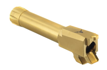 Image of TRYBE Defense Grade Threaded Pistol Barrel, S&amp;W M&amp;P Shield, 1/2 x 28 Thread, Gold TIN, TPBSWSH-TIN