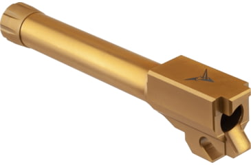 Image of TRYBE Defense Grade Threaded Pistol Barrel, Sig Sauer P320, 1/2 x 28 Thread, Gold TIN, TPBSIG320-TIN