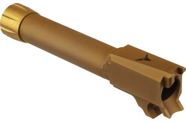 Image of TRYBE Defense Grade Threaded Pistol Barrel,Sig Sauer P365, 1/2 x 28 Thread, Gold TIN, TPBSIG365-TIN